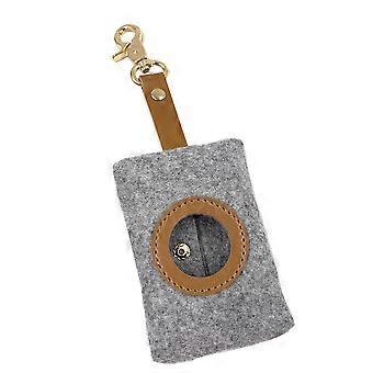 Storage Pouch Felt Dog Poop Bag Holder for Outdoor Use 1Pcs Dispenser