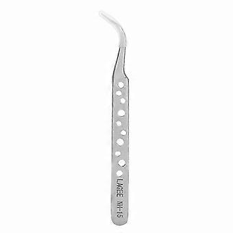 False Eyelash Grafting Stainless Steel Tweezers (NH-15 Curved)