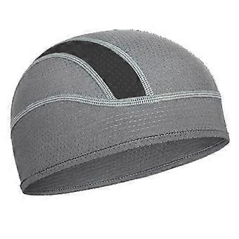 Cappellino da ciclismo unisex, ad asciugatura rapida, traspirante, traspirante, sottocasco, con fodera interna, berretto estivo semplice e sportivo