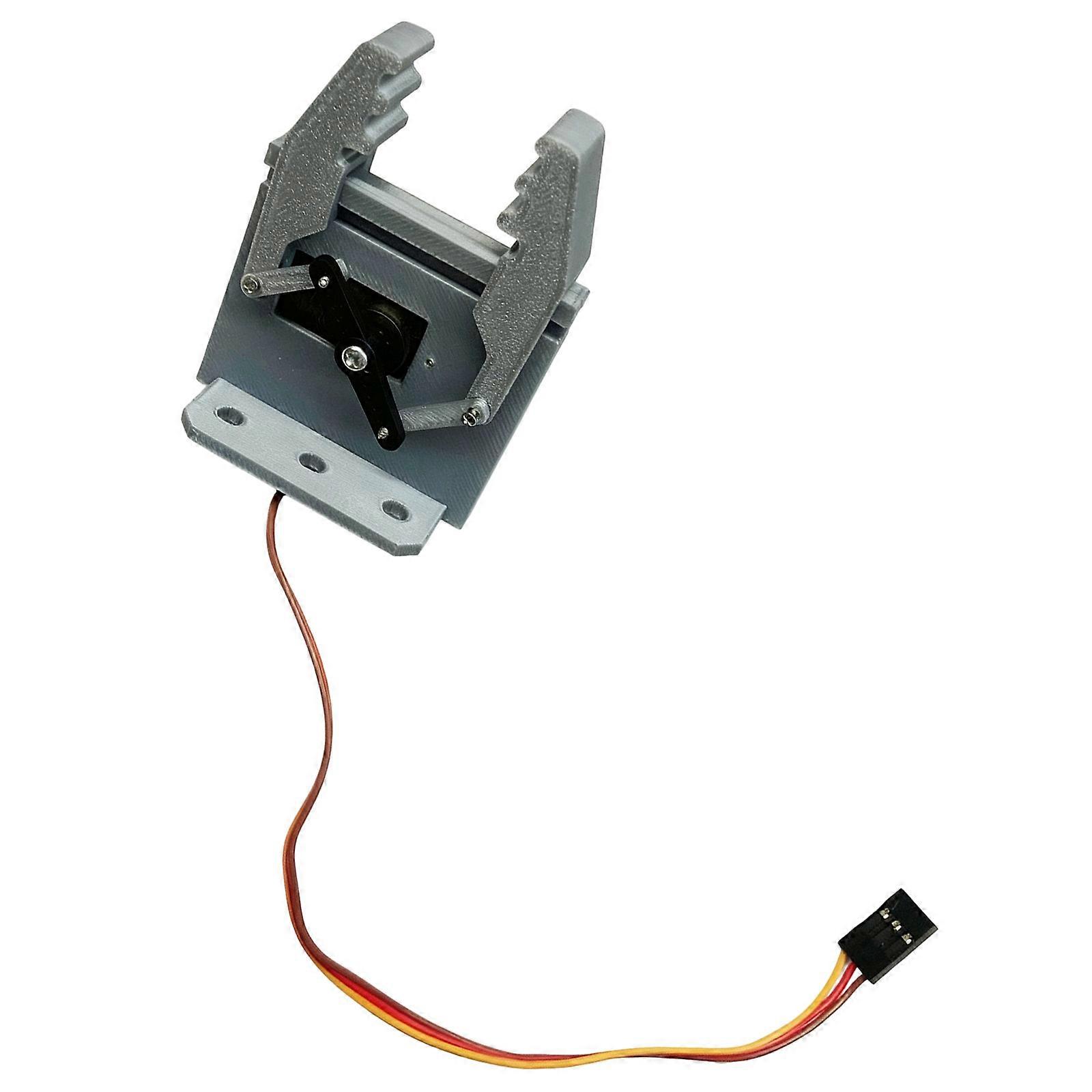 Servo Control Jaw Module for Robotic Arm Projects, 3D Printed End Effector for Robotics Education, Coding Practice and Desktop Demo Work Multicolor