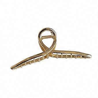 Accessorio per capelli spessi e sottili, 1 fermaglio per capelli grande antiscivolo in metallo per donne e ragazze, colore oro
