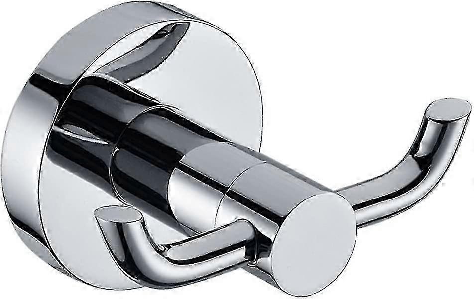 Polished Chrome Double Coat Hook