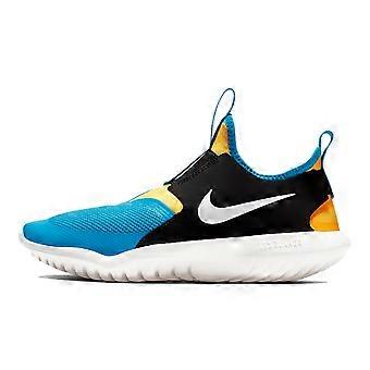 Nike Flex Runner 'Black Blue' GS AT4662-401