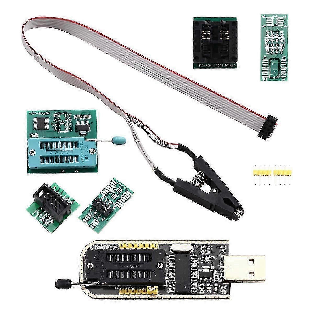 CH341A CH341B 24 25 Series EEPROM Flash BIOS USB Programmer ModuleMAX01