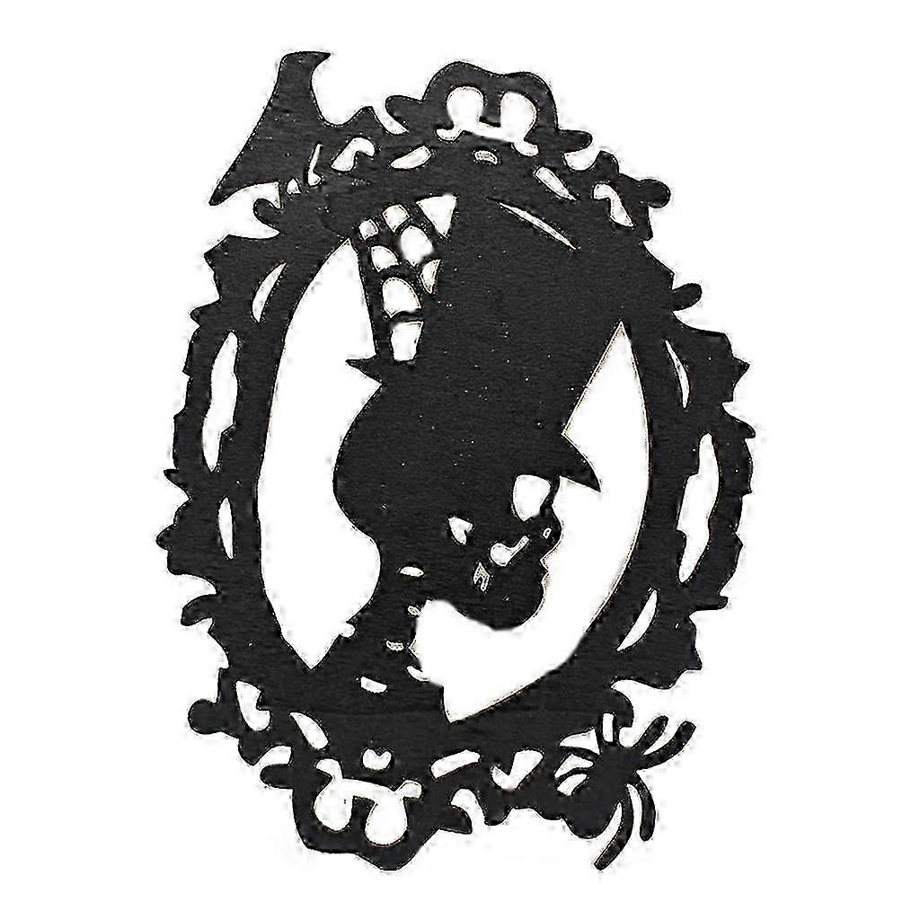 Ghost Bat Skull Spider Black Wall Decor