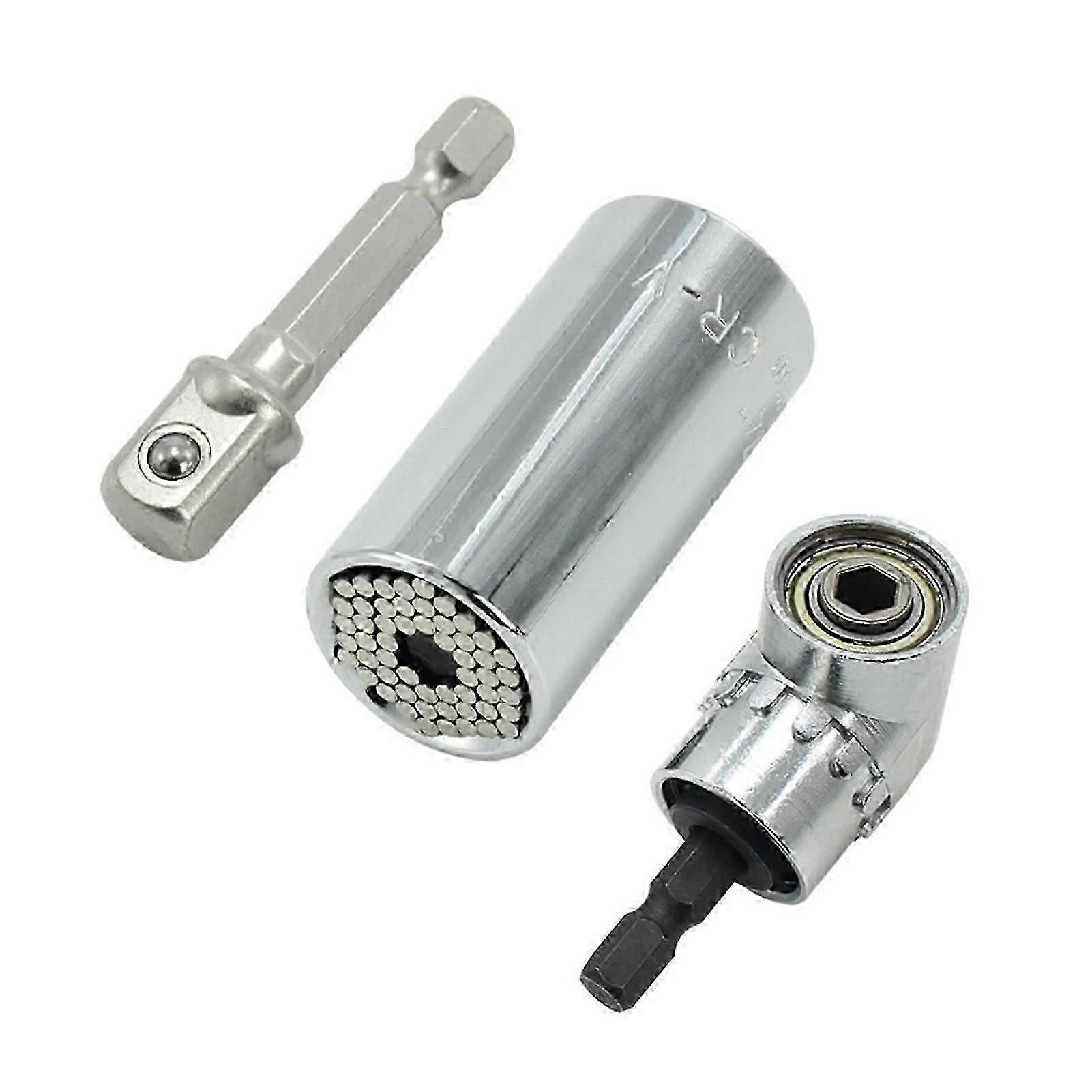 3Pcs 105 Degree Drill Screwdriver Set Ratchet Socket Adapter Industrial Hand Tool