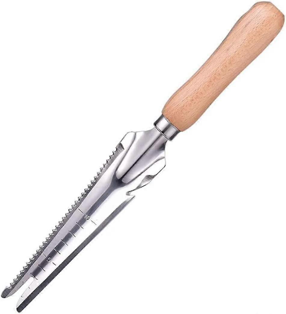 Portable, Rust-Resistant, Ergonomic Garden Tool for Deep Root Extraction