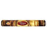 Hexagonal myrrh incense 20 sticks