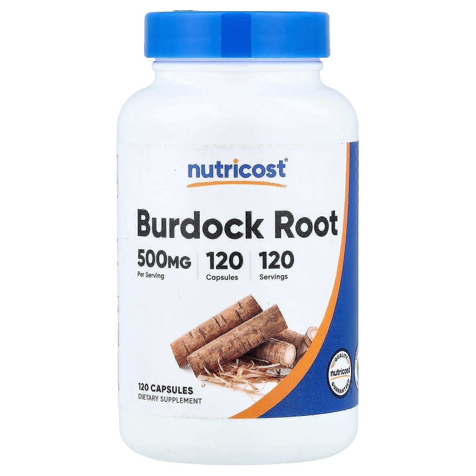 Nutricost, Burdock Root, 500 mg, 120 Capsules