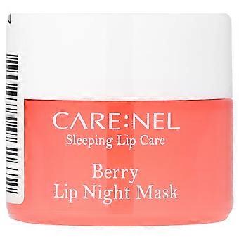 6 x Care:Nel, Nachtmasker voor de lippen, Bessenaroma, 5 gram.