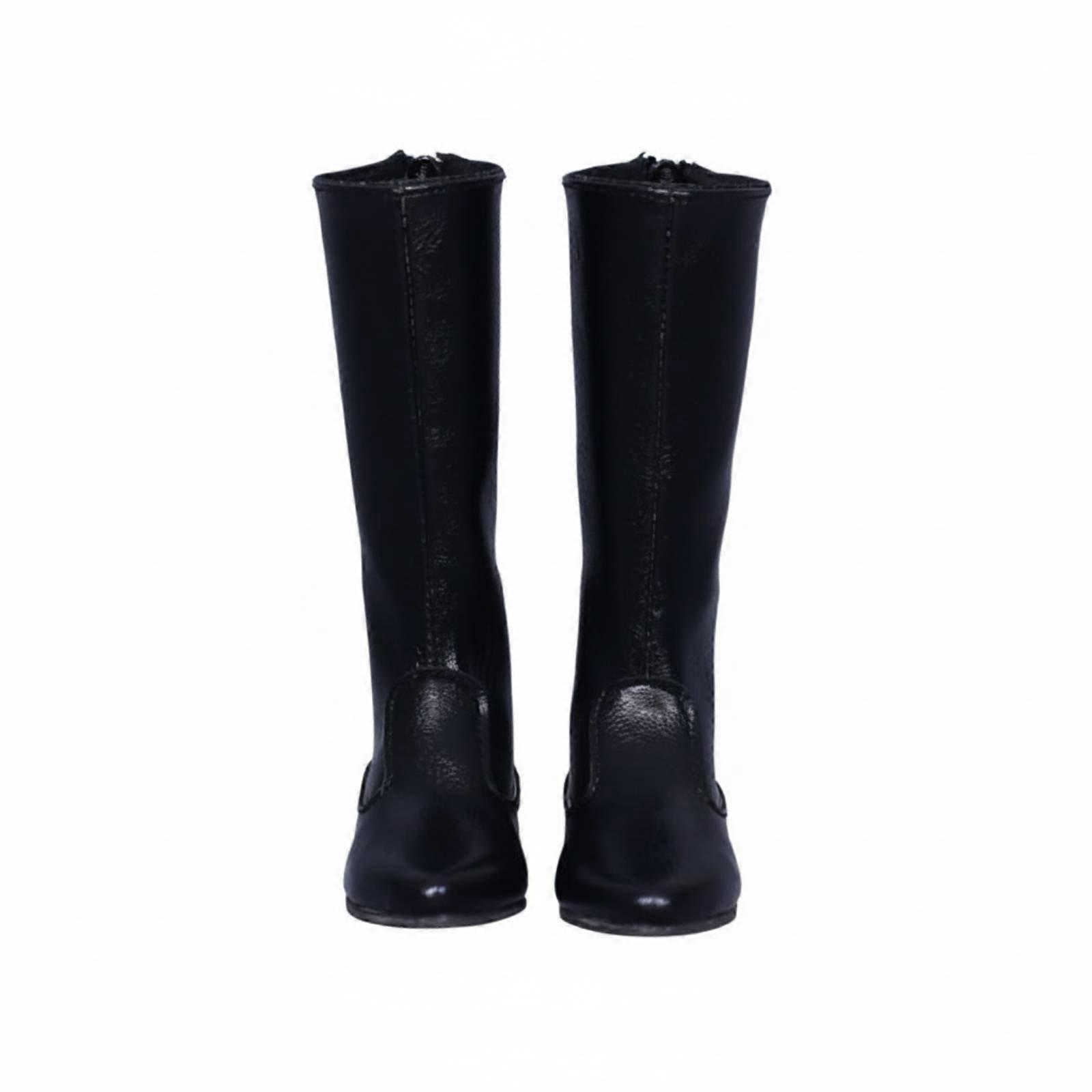Black Doll Boot Handmade Doll High Boot Easy to Put On