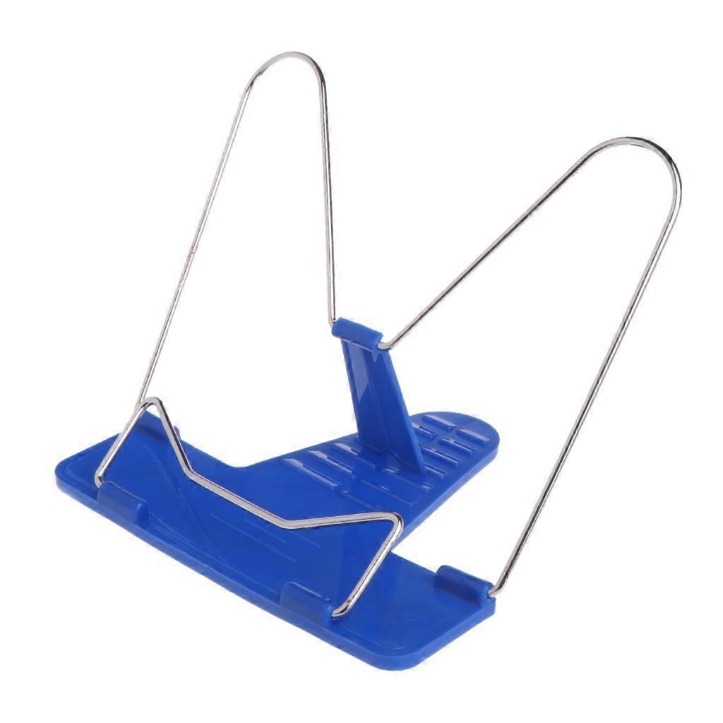 Adjustable Angle Metal Book Stand Fordable Portable Document Book-Reading Holder