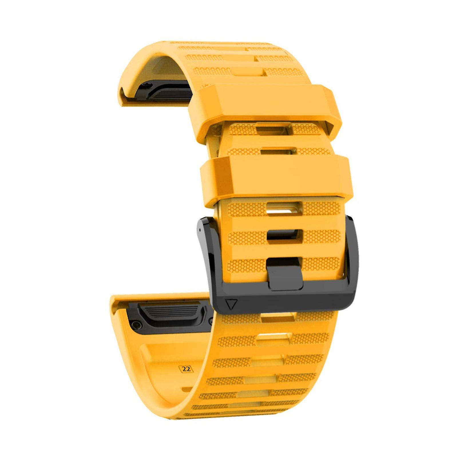 22mm Silicone Quick Release Watch Strap Band Compatible Garmin Fenix 6 5