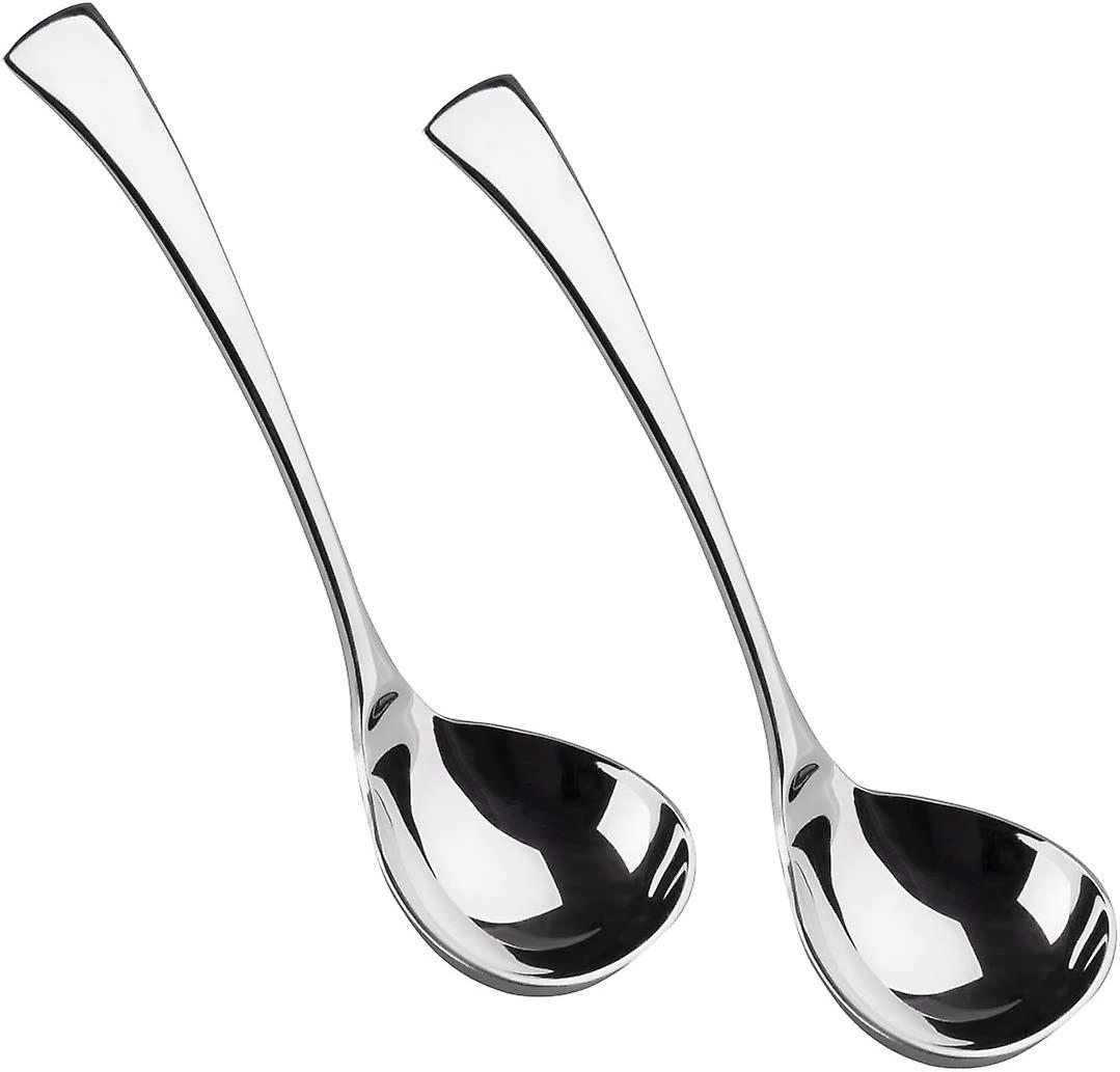 7,6-Zoll-Soßenkelle Kleine Schöpfkelle 18/10 Edelstahl-Suppenkelle, 2er-Set