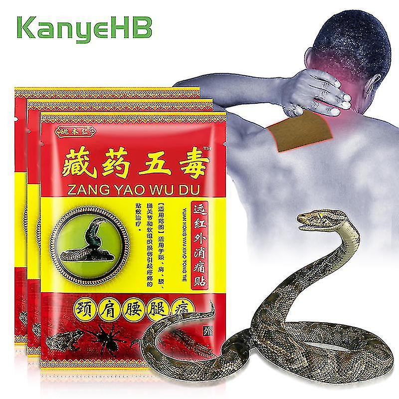 24pcs=3bags Nese Snake Venom Patches Back Pla