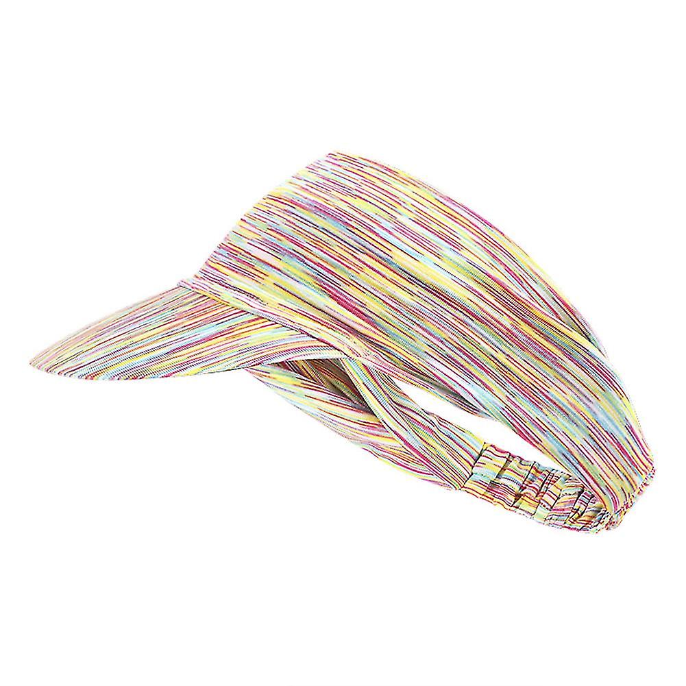 Summer Unisex Sun Visor Hat Elastic Sports Headband Empty Top Baseball Cap