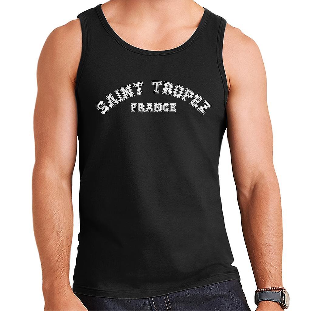 Saint Tropez College tekst mannen Vest