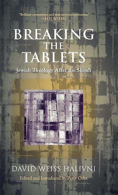 Breaking The Tablets by David Weiss Halivni Paperback Book