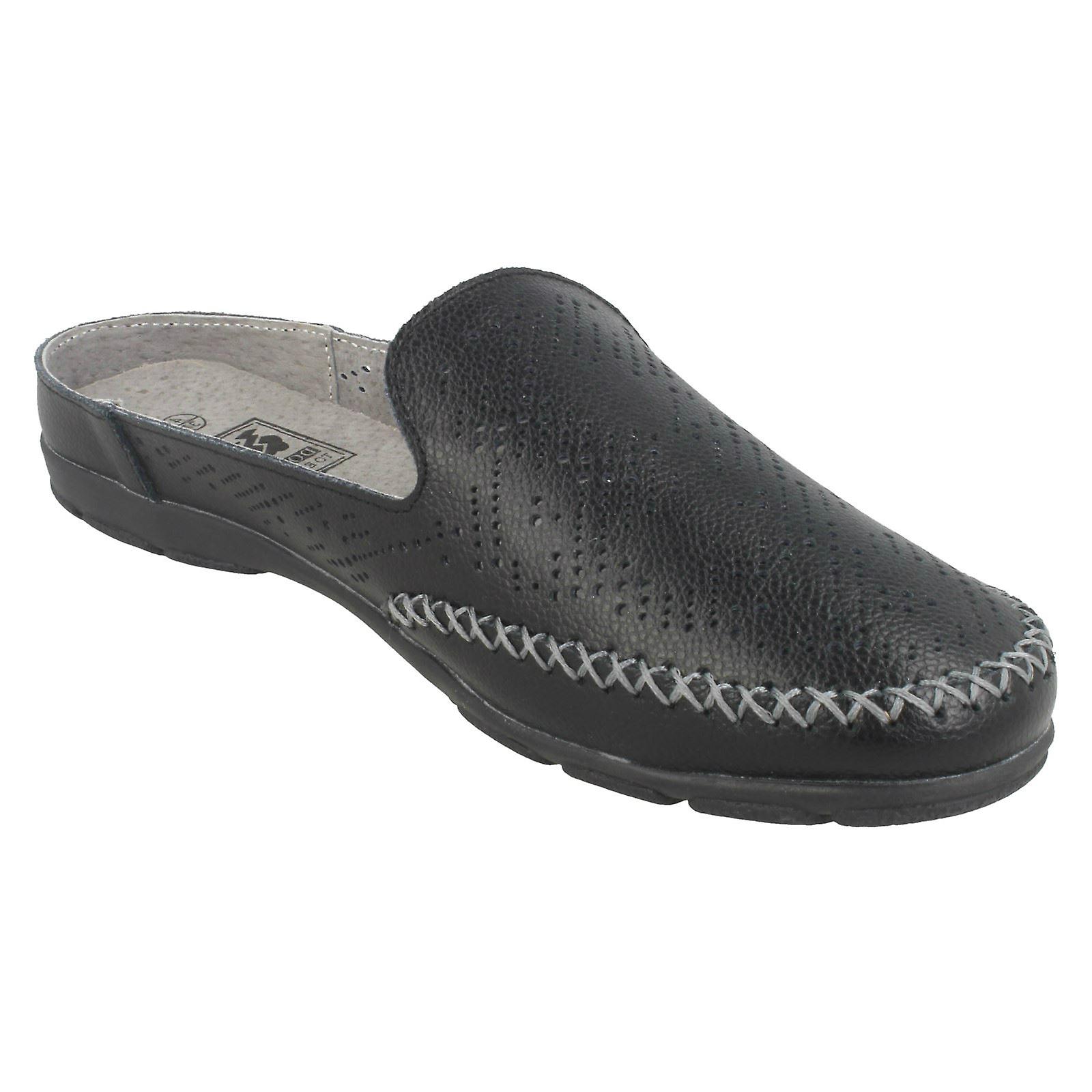 flat closed toe mules