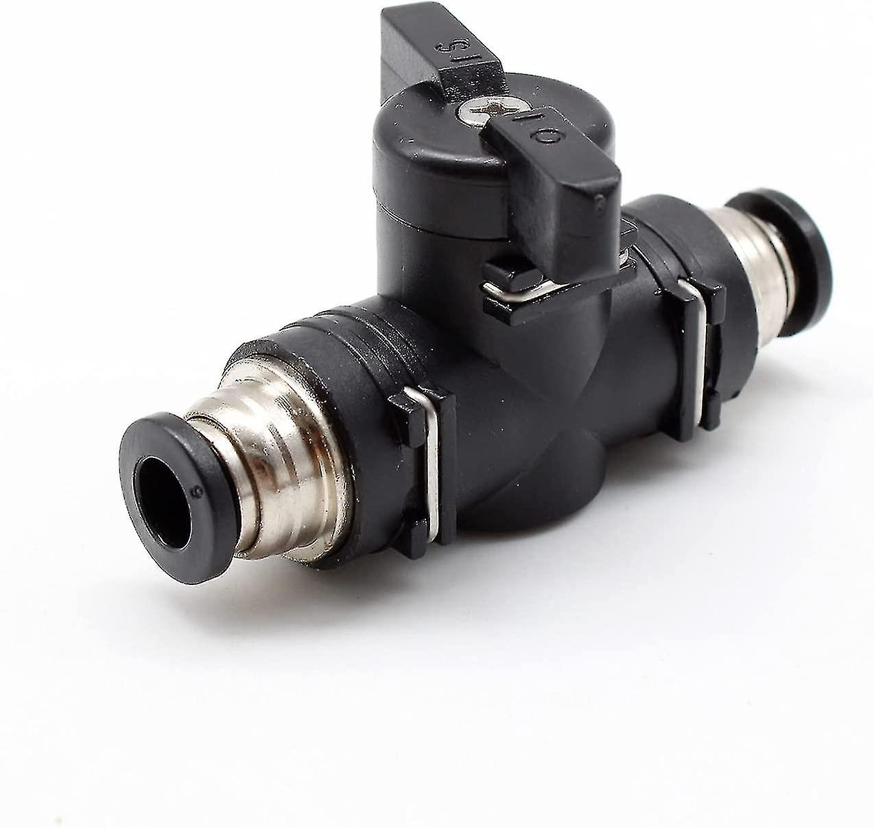 空気圧コネクタ、ストレート空気圧コネクタ接続可能なパイプ直径6mm、手動バルブは開口部を制御し、