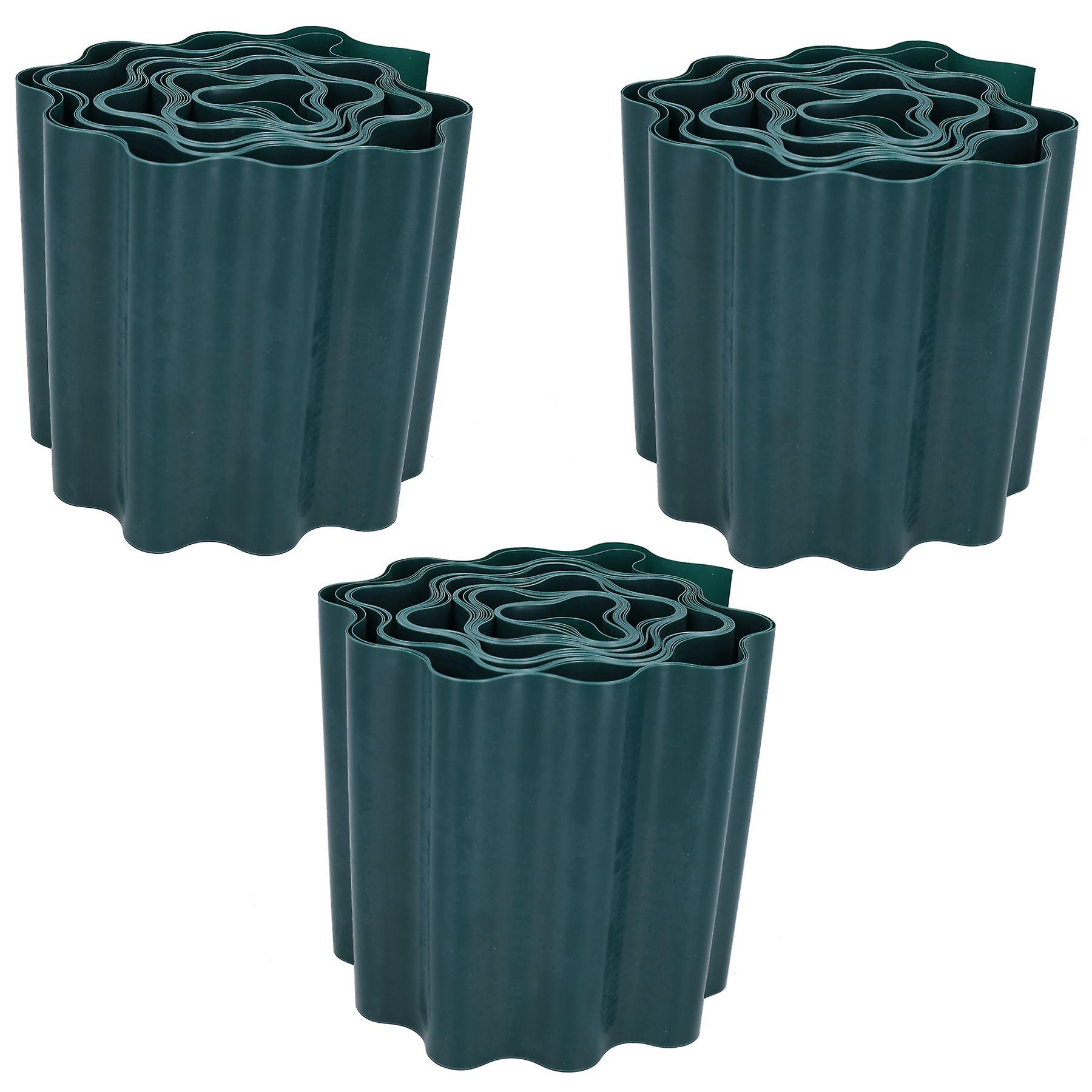 Garden Grass Lawn Border Edging Flexible Plastic Roll Path 27m (90 feet) x 15cm
