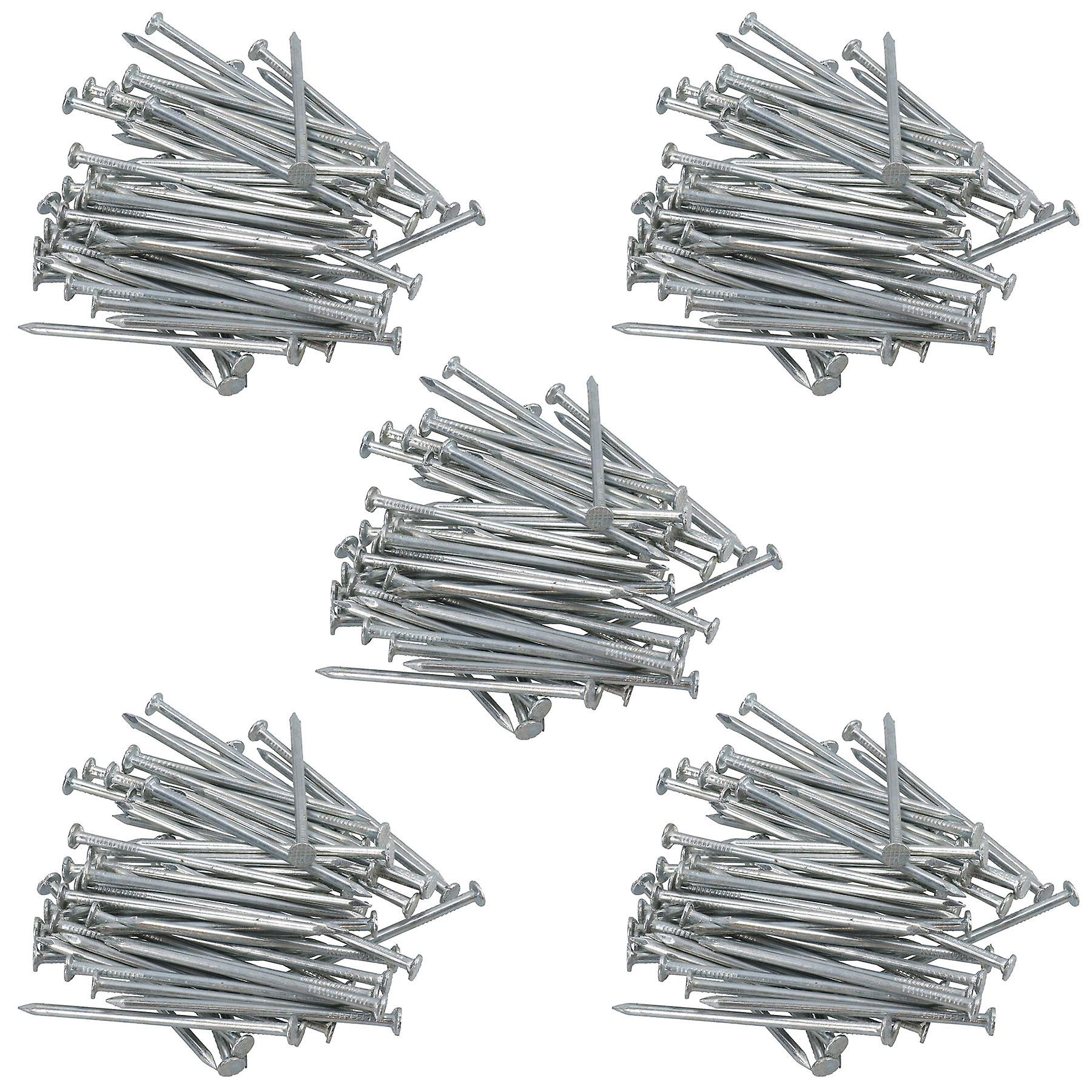 75mm / 3” Flat Headed Multi Purpose Nails Fasteners Fixings Carpentry 250pc