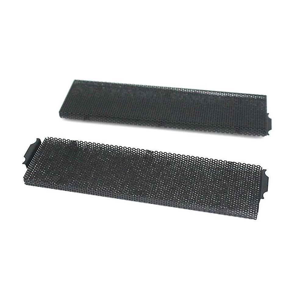 2pcs Optical Drive Computer Chassis Front Optical Drive Panel Bracket Cd Driver's Baffle with Dustpr