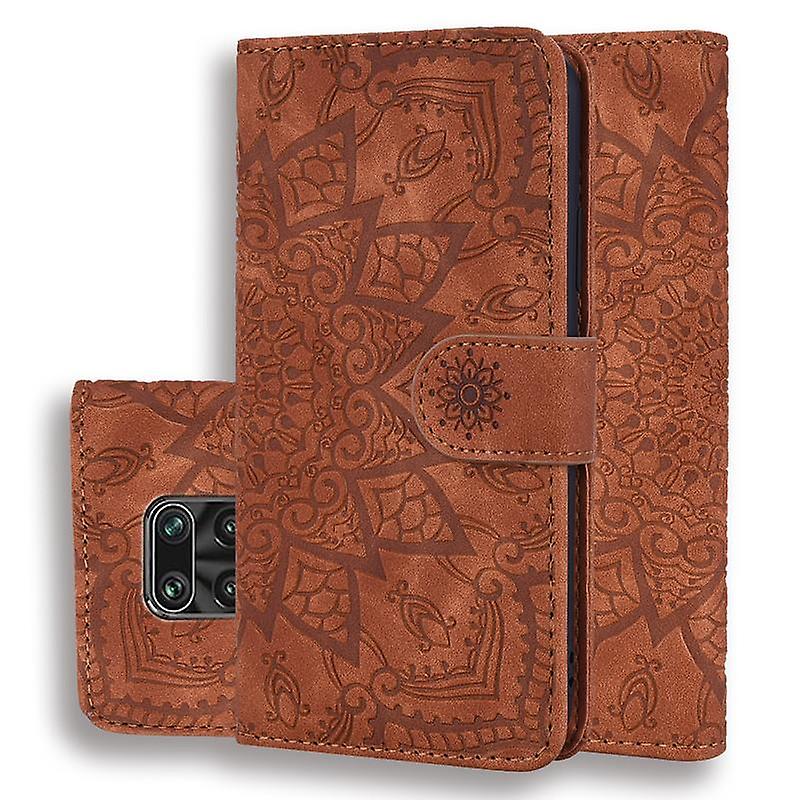 Wallet Case For XiaoMi RedMi NOTE 9 Max Premium PU Leather Flip Cover Mandala