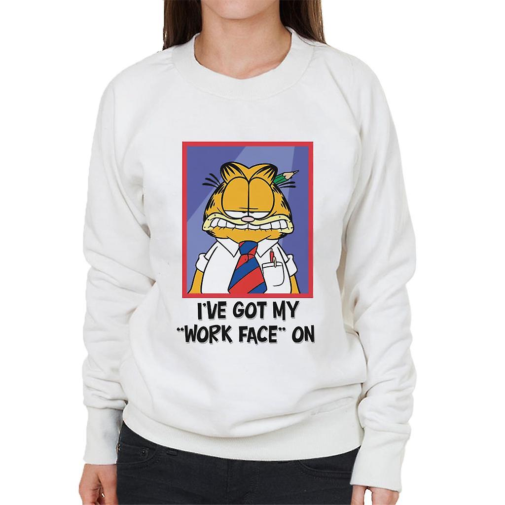 Garfield Got My Work Face On Women's Sweatshirt