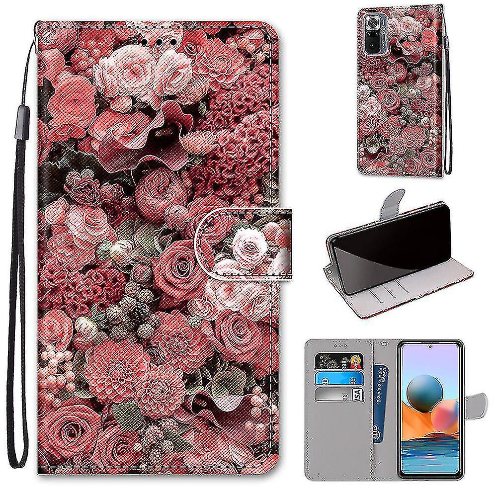 Compatible With Xiaomi Redmi Note 10 Pro Red Rose Mobile Case