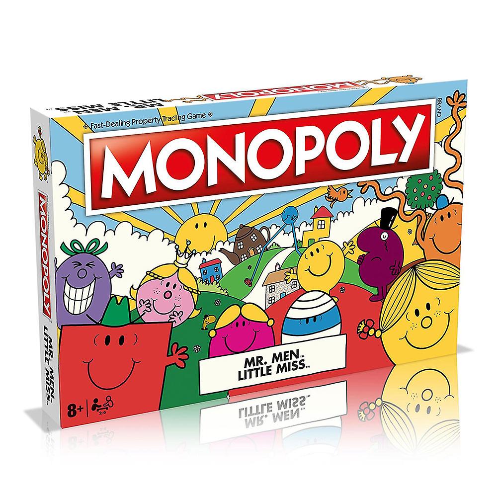 Monopoly Mr Men and Little Miss Edition Board Game for 2 to 6 Players Ages 8+