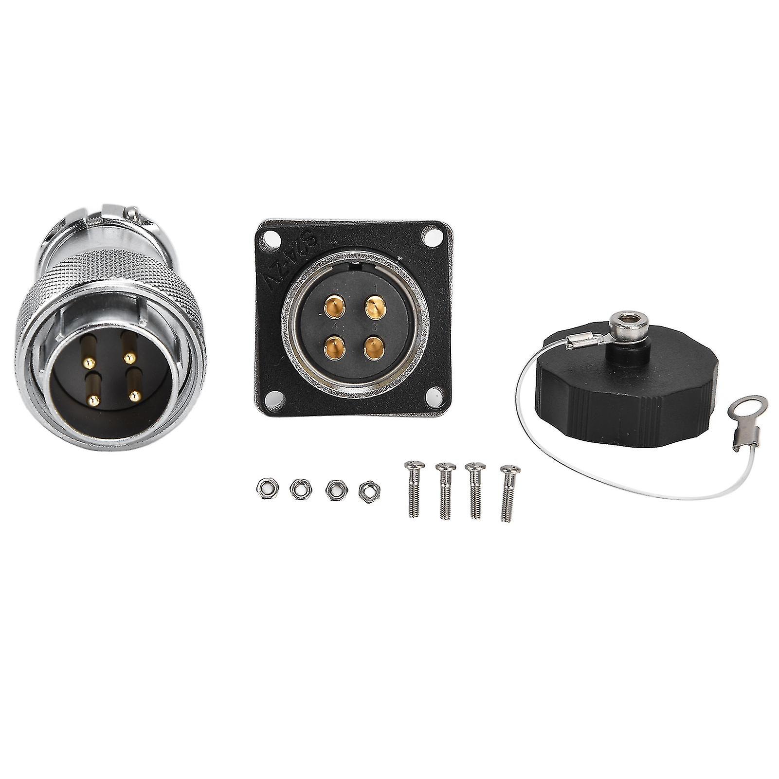 Aviation Connector AC 500V Stable High Strength Waterproof Power Supply Plug Socket Adapter