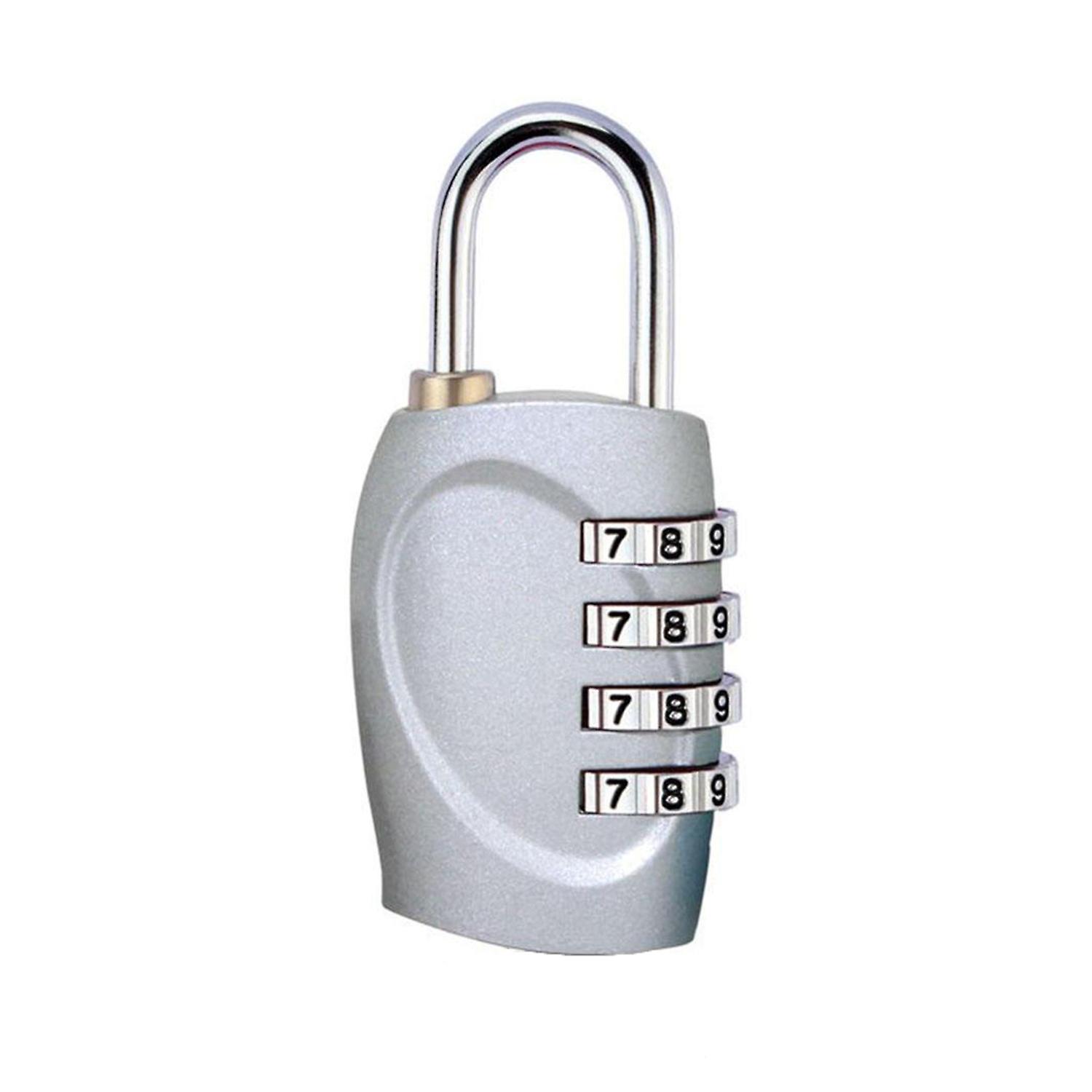 Digit Password Lock High Durability Vibrant Color Compact Size Carry Easily Zinc Alloy Colorful 4 Di