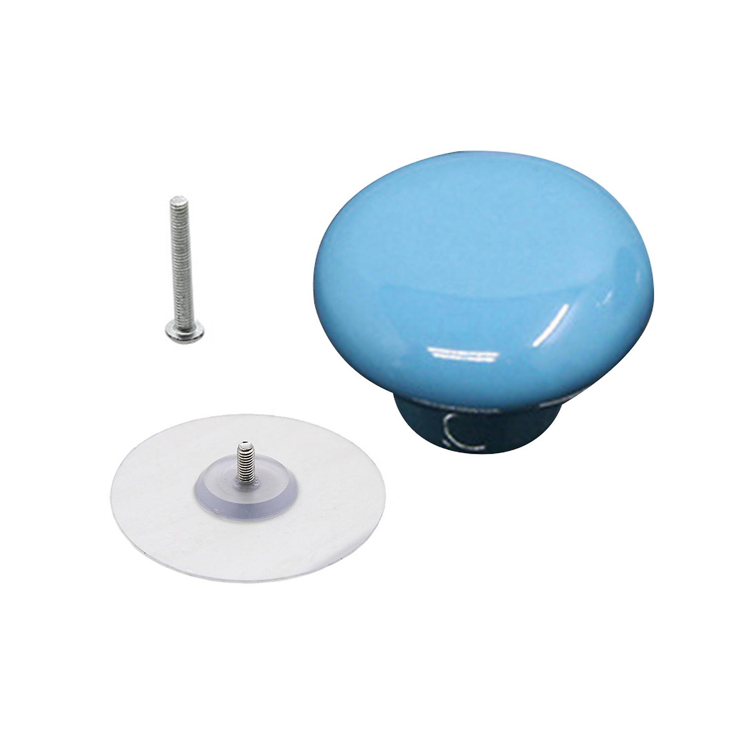 32mm Colorful Ceramic Cabinet Knobs Round Anti-rust Accessories Smooth Drawer Pulls for Cabinet