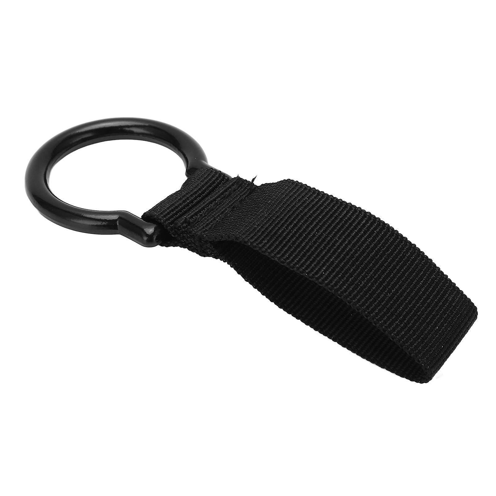 Nylon Flashlight Metal Ring Support,Nylon Flashlight Metal Ring Torch Ring Holder Flashlight Ring Strap Holder User-Friendly Design