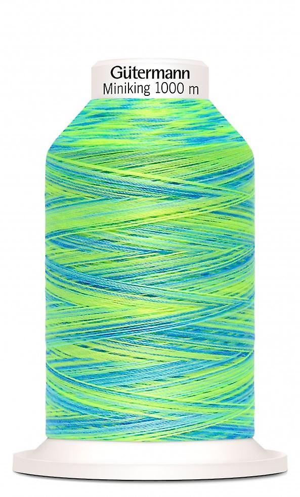 Gutermann Multicolour Miniking Overlocker Thread 1000m 9968 - each
