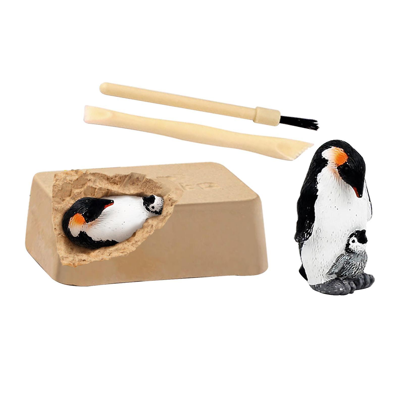 Digging Kit Preschool Learning Toy DIY Science Kit for 4 Years Penguin