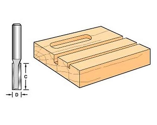 Trend C007 X 1/4 Tungsten Carbide Two Flute 6.3mm