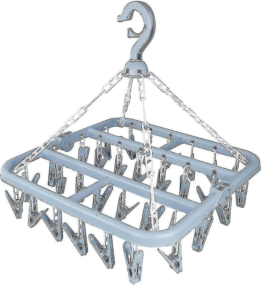 32 Peg Sock Rack. Underwear H. Rotary Hook Peg H For Socks.