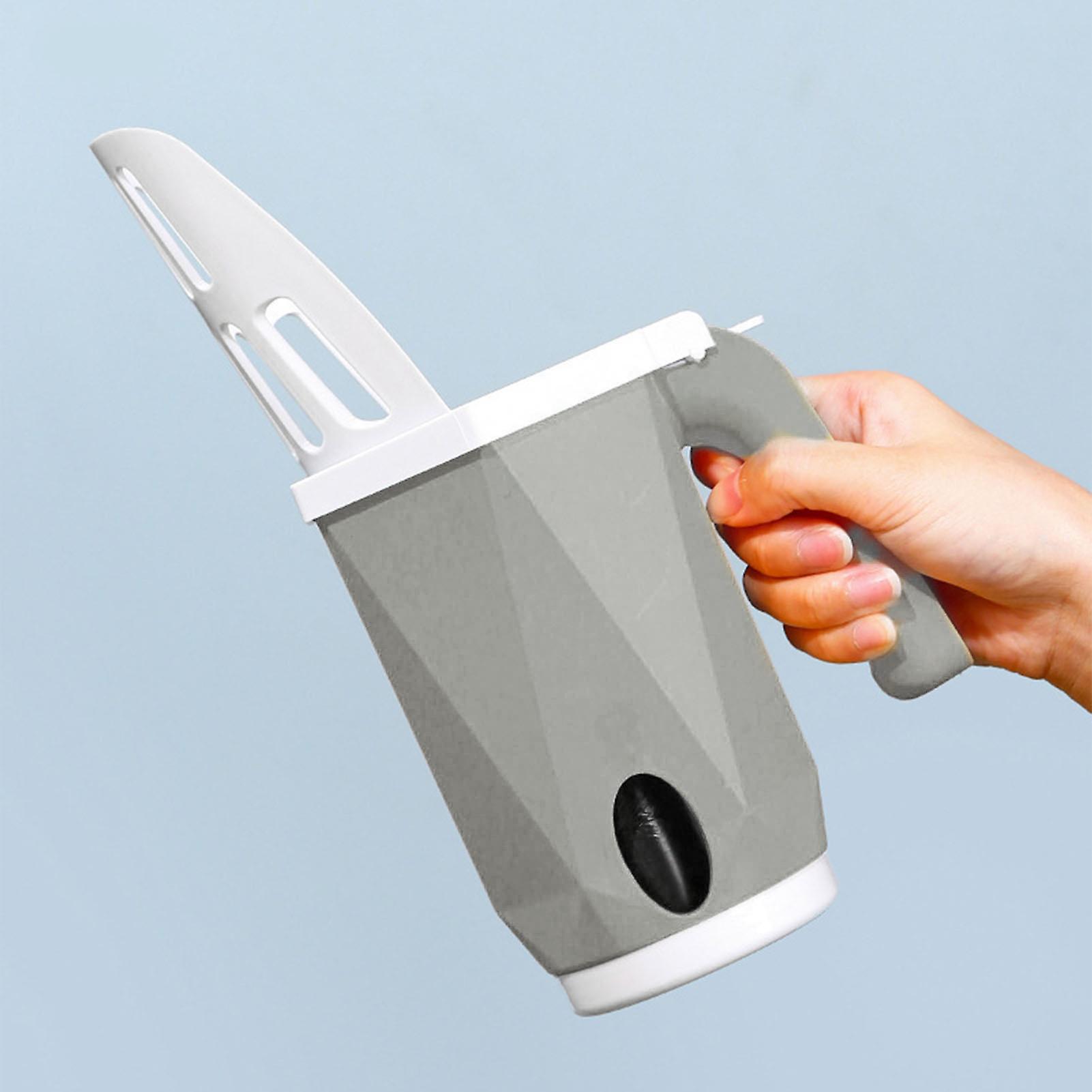 Cat Litter Shovel Detachable Large Capacity Grey PP Scoop