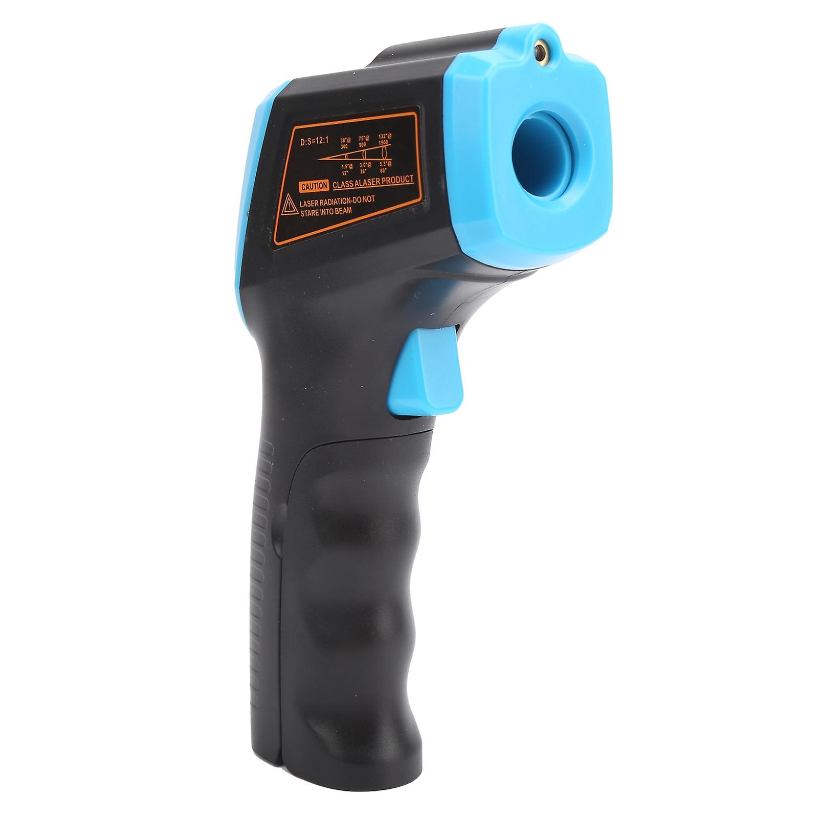 Temperature Measuring Gun Infrared with LCD Display Industrial Thermometer GM320SBlue 