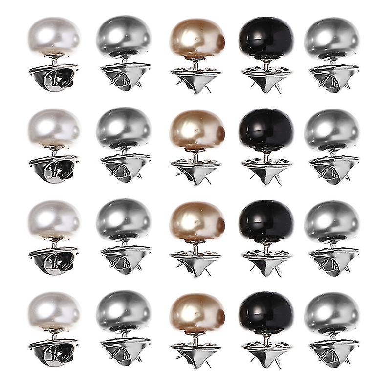 20pcs Instant Pearl Button