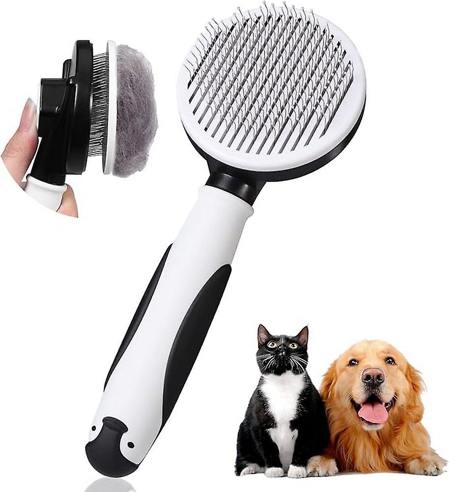 Brush for Dogs, Cats, Kittens, Self-Cleaning One-Click Removal of Dead Hair and Undercoat
