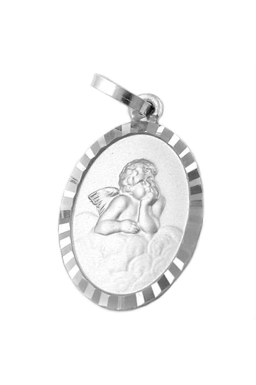 Pendant Oval With Angel Silver 925 - Gl90491