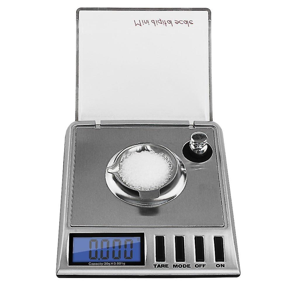 Gemini Bilancia Digitale Portatile Milligrammi, Argento 20 X 0.001 G-dwdz