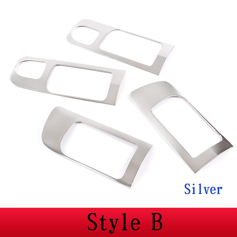 For Toyota Tundra 2014-2021 Stainless Steel Car Inner Handle Frame Cover Door Bowl Frame Decoration Trim Sticker Car Accessories