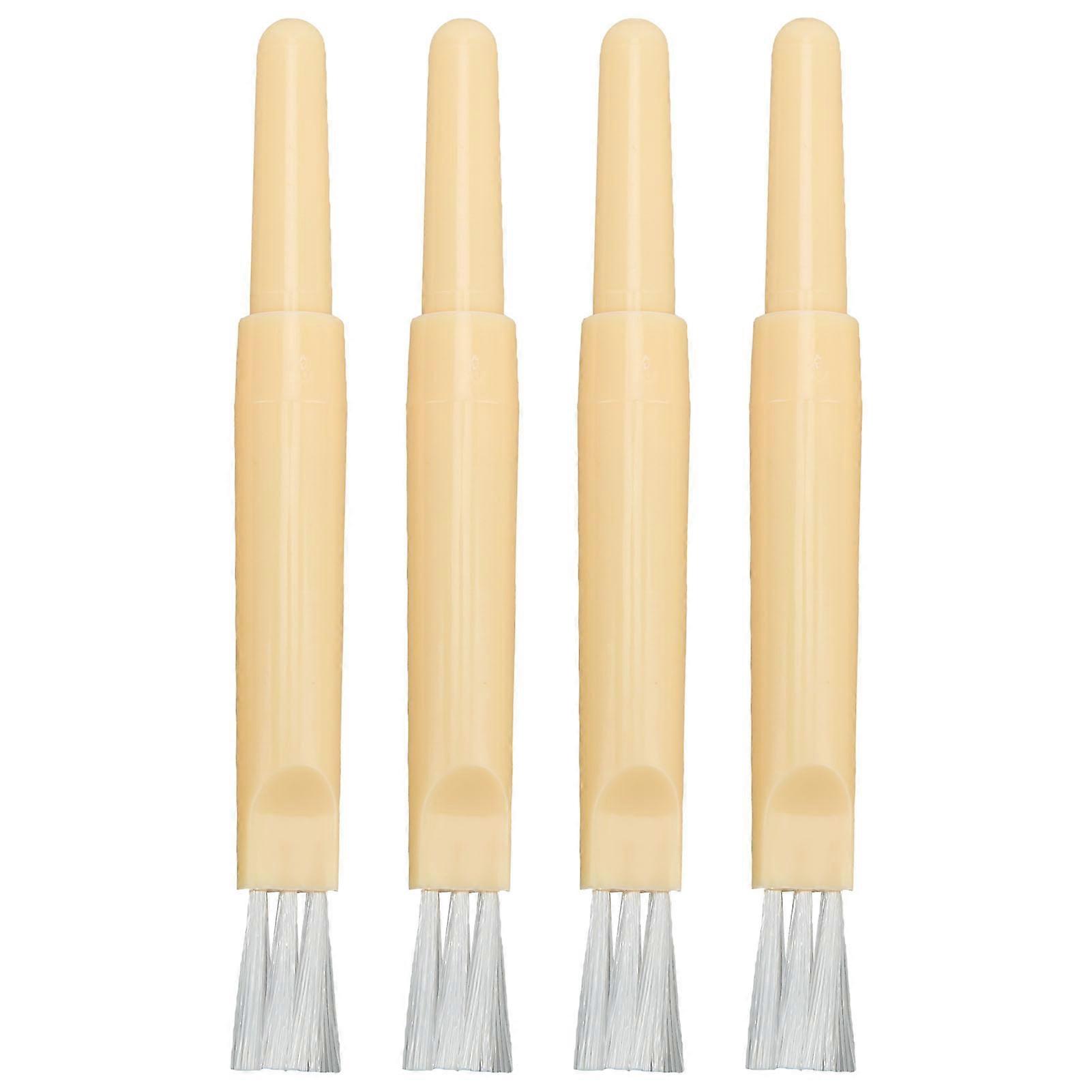 4pcs Stitch Remover Plastic Material Upper Brush Design Manual Dedicated Easy Removing Portable Seam Thread Eraser