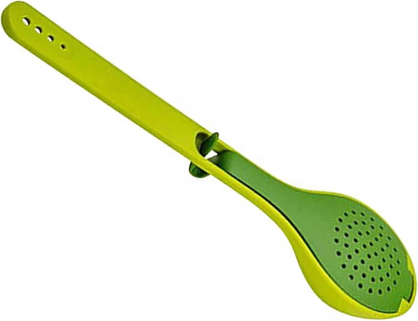 Filter Seasoning Kitchen Spoon Creative Soup Spoon with Lid Multi Function Cooking Spoon