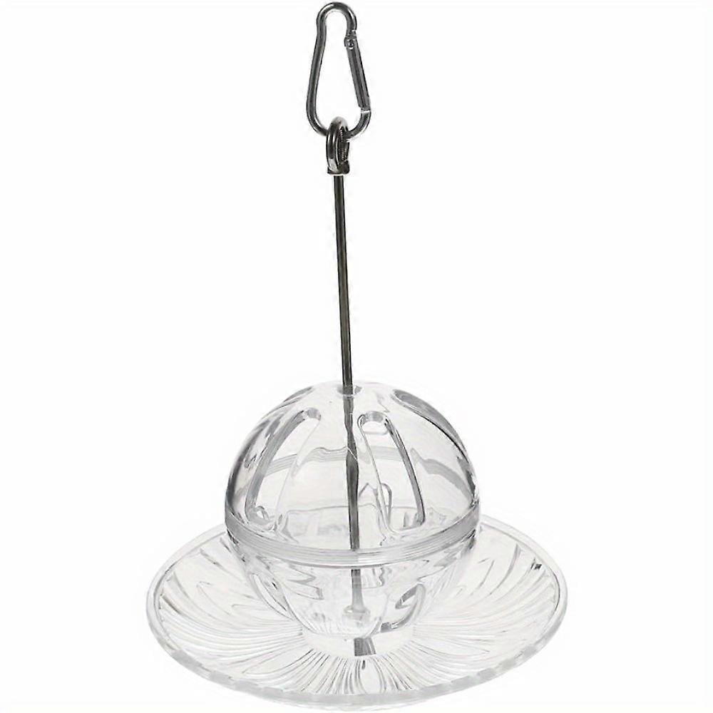 Parrot Foraging Ball Squirrel Toys Smart Bird Feeder Hanging Bird Feeder Wire Acrylic Bird Food Box