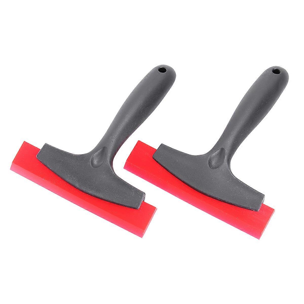 2 Pcs Glass Squeegee Skrobaczka Do Samochodu Szyba Przednia Do ?opaty Do ?niegu Ice Squeegee Automobile Ice Scraper